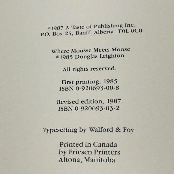 Taste Banff Recipe Chef Canadian Rockies Canada Cooking Cookbook Book Authentic - Picture 6 of 10